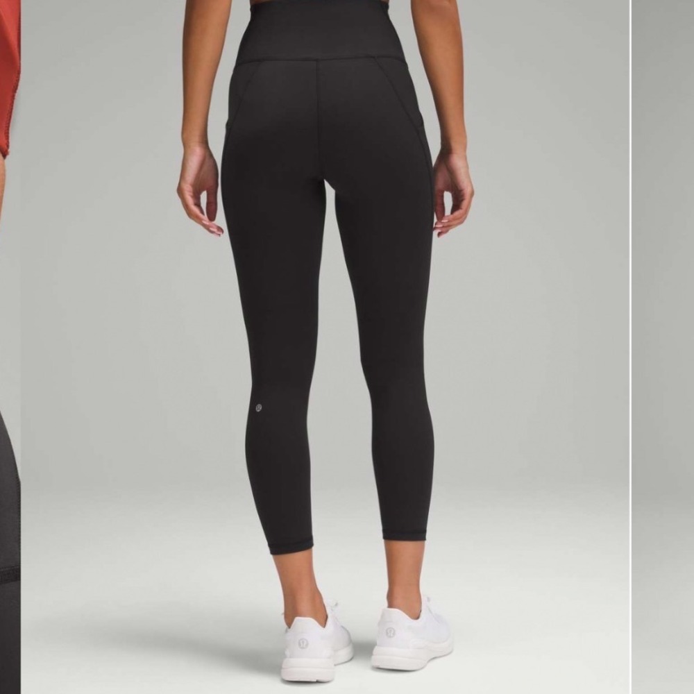 Lululemon Wunder Train High-Rise Tight with Pockets 25" Black Size 12 Everlux